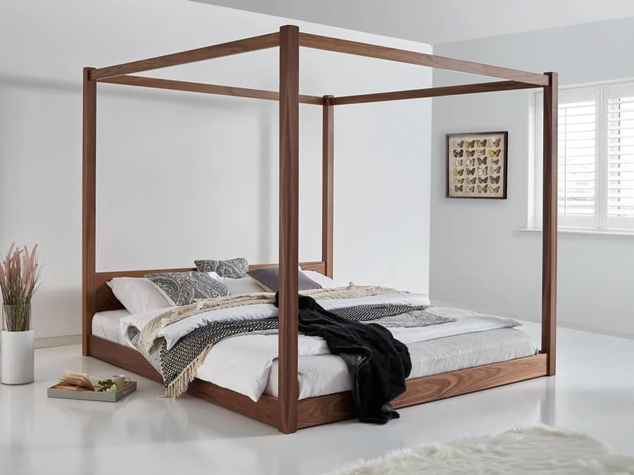 Low Four Poster Bed Get Laid Beds, Platform Four Poster Bed King