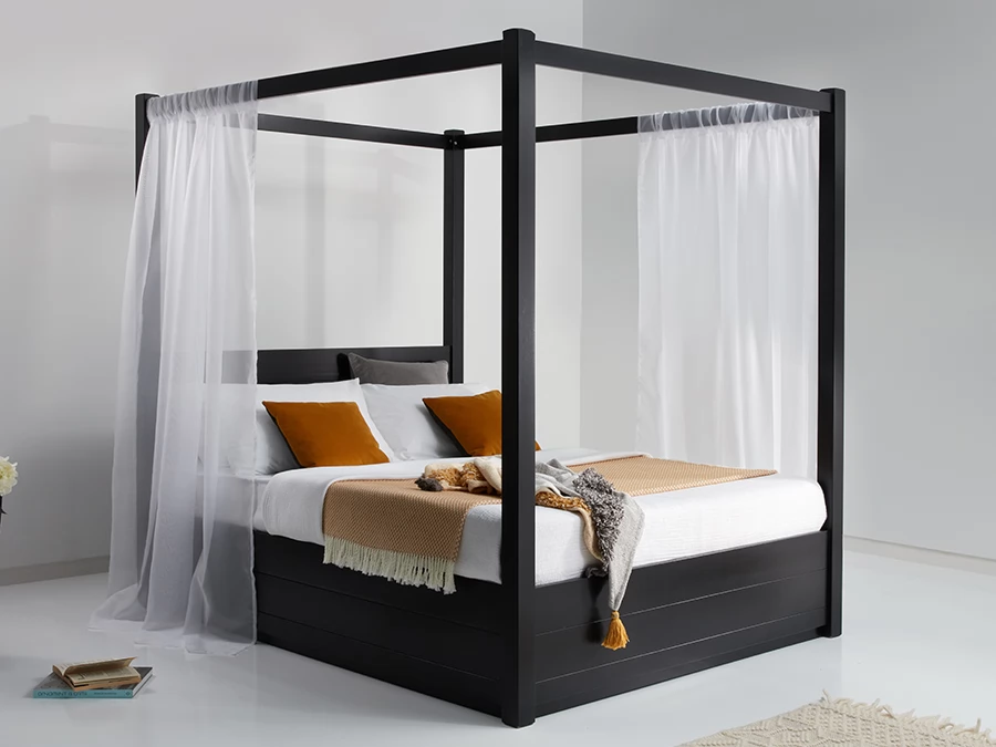 Four Poster Bed Curtains Get Laid Beds, Canopy Bed Curtains With Ties