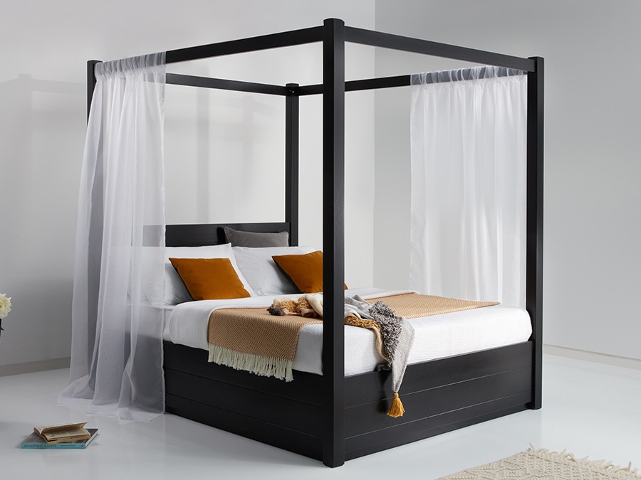 Four Poster Bed Curtains Get Laid Beds, King Size Canopy Bed With Curtains