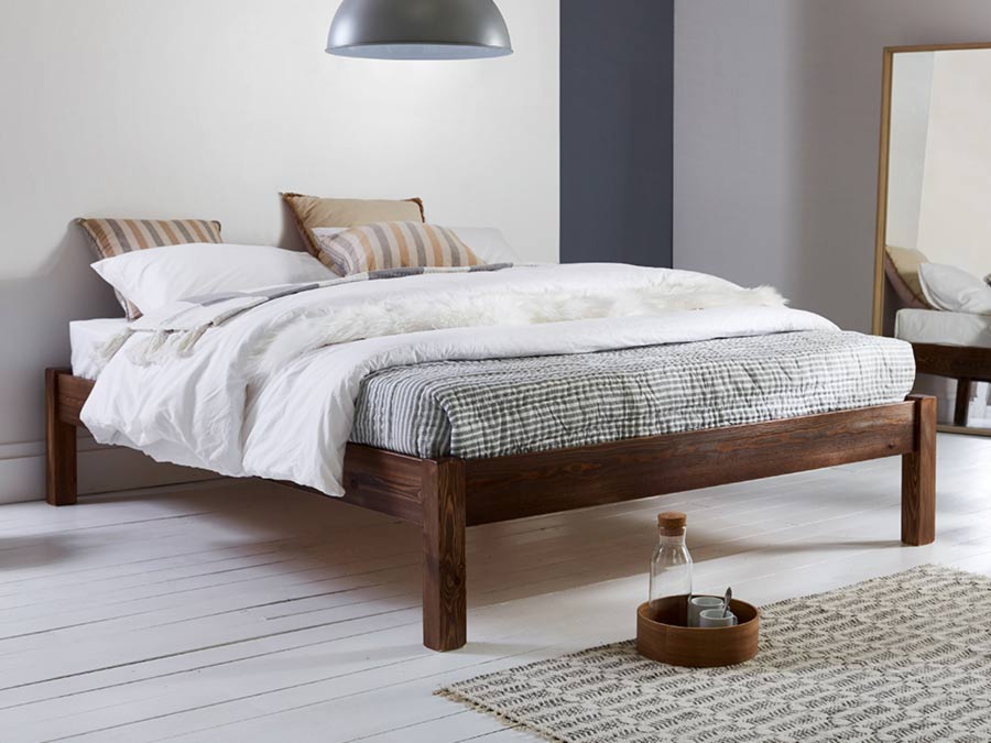Platform Bed No Headboard Get Laid Beds, Queen Size Wood Bed Frame Design