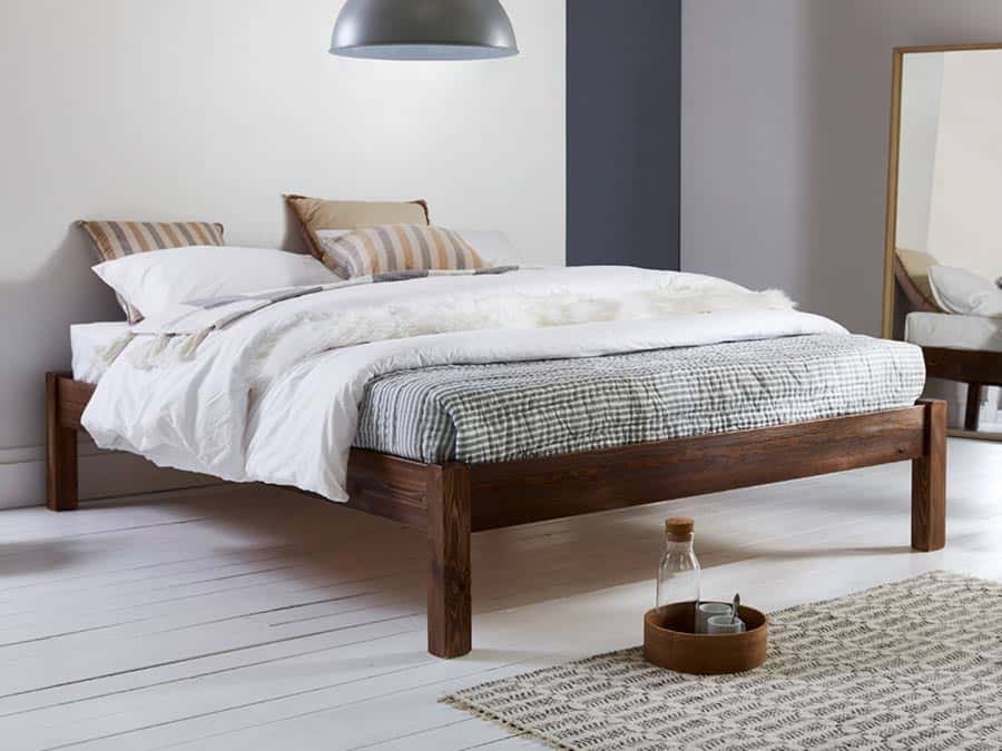 Platform Bed No Headboard Get Laid Beds, Wooden Double Bed Frame Without Headboard