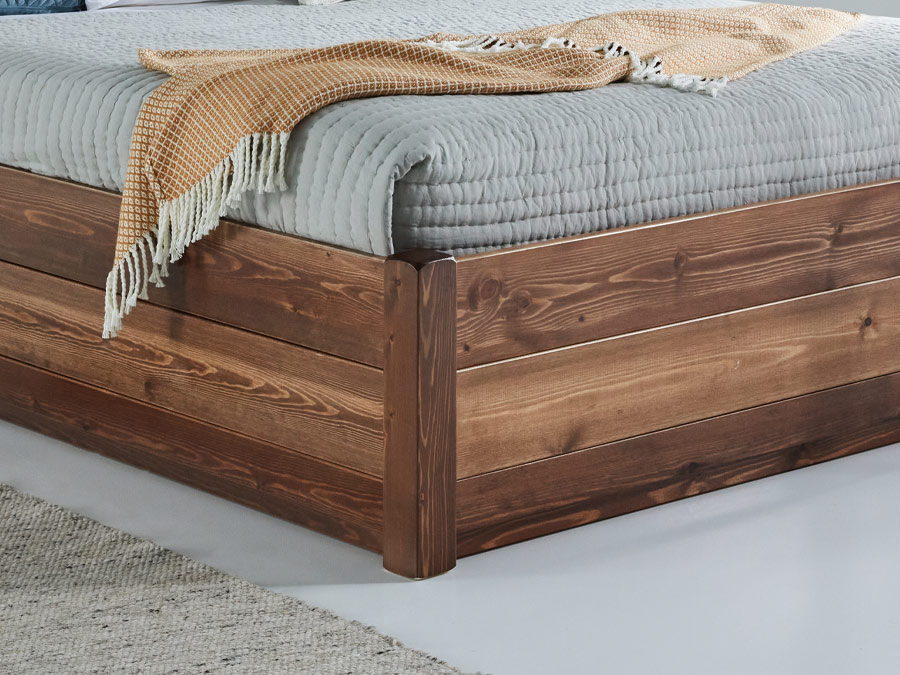 Ottoman Storage Bed No Headboard, Wooden Ottoman With Storage Bed