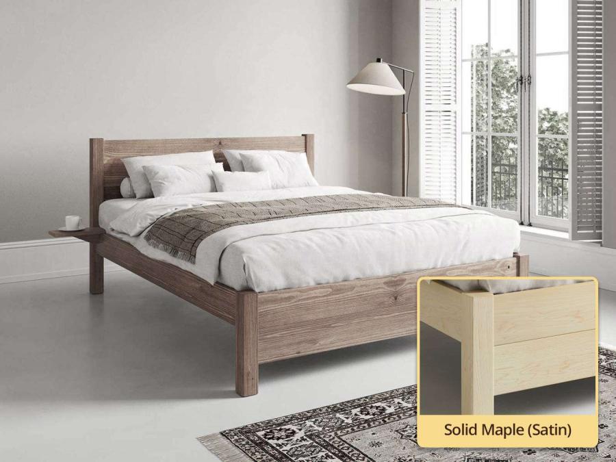 London Bed solid maple
