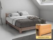Solid Beech (Satin) low oriental bed