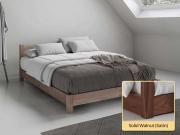 Low Oriental Bed Solid Walnut