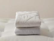 Folded mattress protector