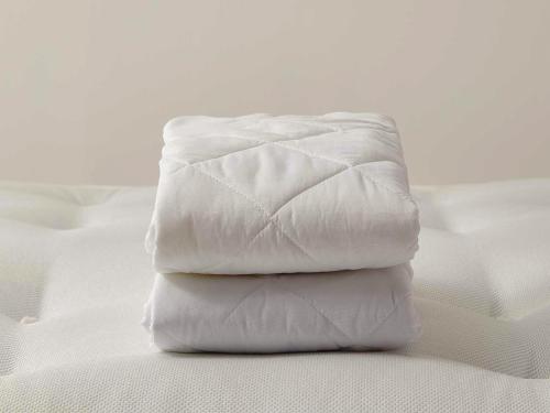 Folded mattress protector