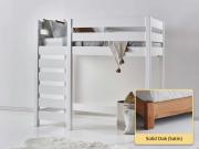 High Sleeper Loft Bed Solid Oak