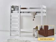 High Sleeper Loft Bed solid walnut