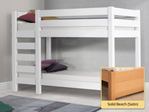 modern bunk bed Solid Beech (Satin)
