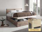 Ottoman Storage Bed solid maple