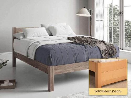 white knight bed space saver beech