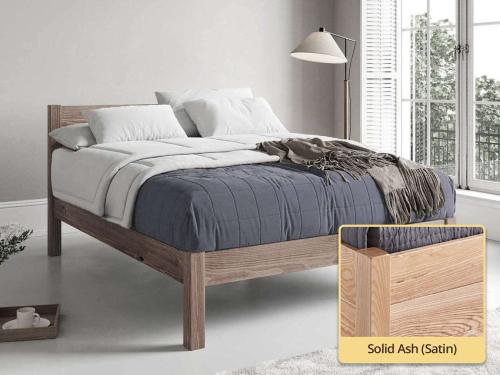 White Knight Bed (Space Saver) solid ash