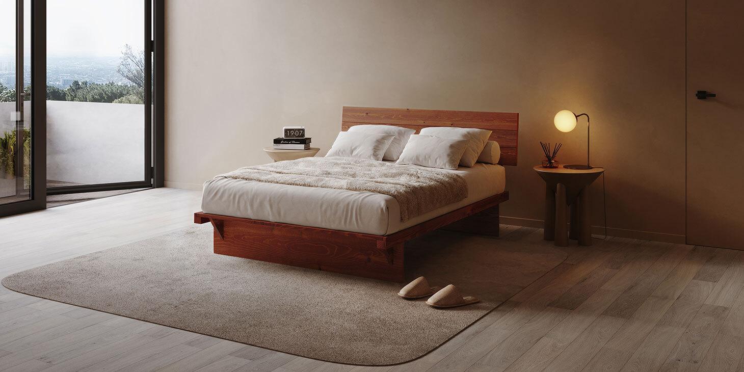 Japanese Storage Bed Red By Get Laid Beds