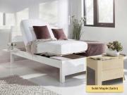 chelsea adjustable bed in maple