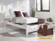 chelsea adjustable bed in walnut