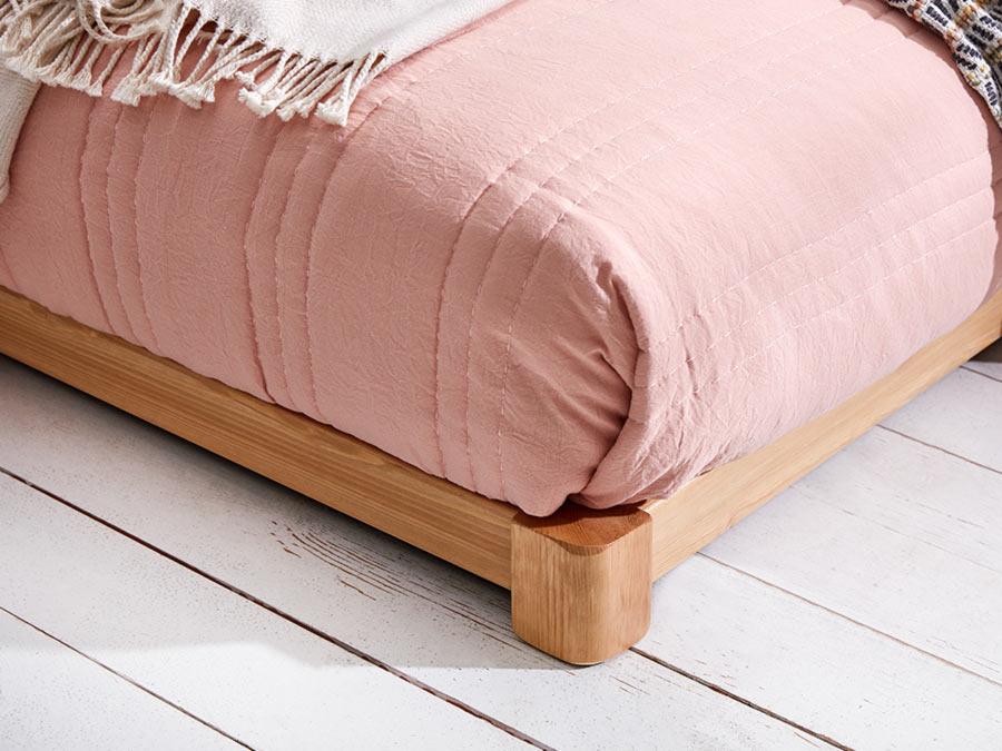 solid wood low loft bed leg