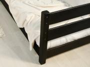 wooden modern day bed black bed leg