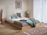 low wooden platform bed frame enkel design by get laid beds