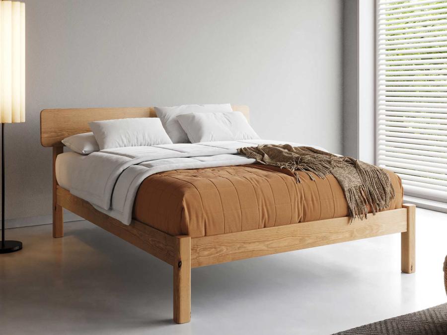 wooden bed deco honey bed