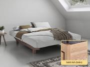 Floating Bed (No Headboard / Space Saver) solid ash