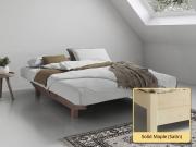 Floating Bed (No Headboard / Space Saver) solid maple