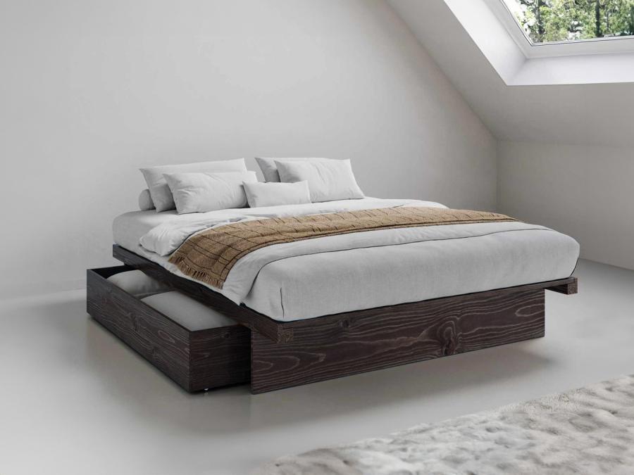 black japanese storage bed frame by get laid beds