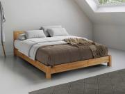 low oriental bed in honey