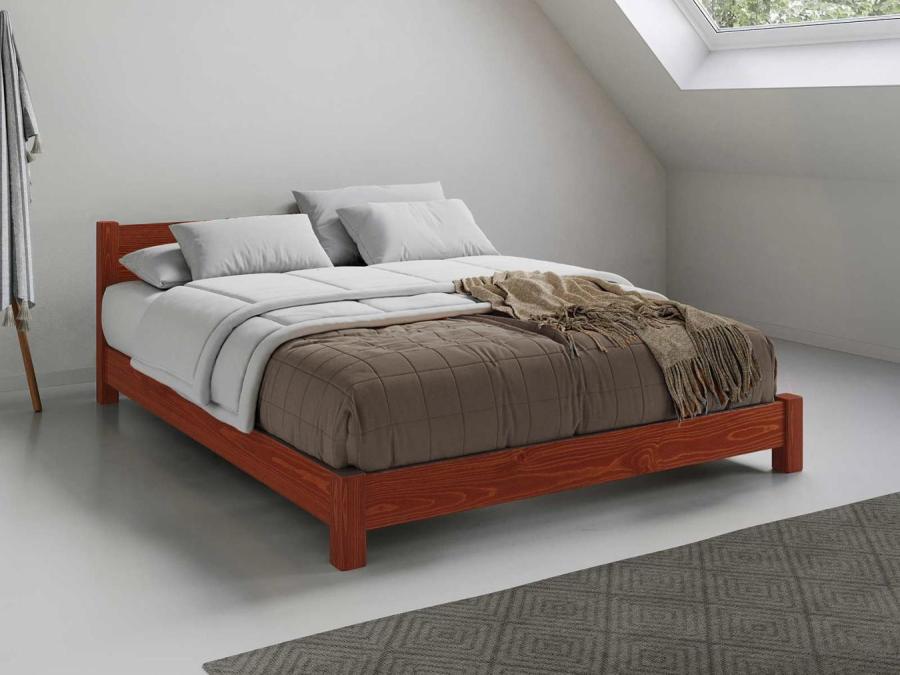 low oriental bed red