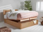 ottoman space saver bed solid wood honey finish by get laid beds