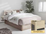 Ottoman Storage Bed (Space Saver) solid maple