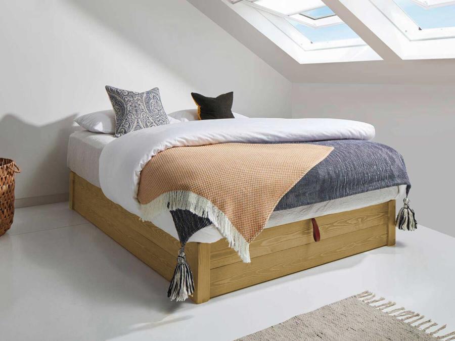 ottoman storage bed space saver no headboard