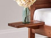 adjustable floating shelf solid wood