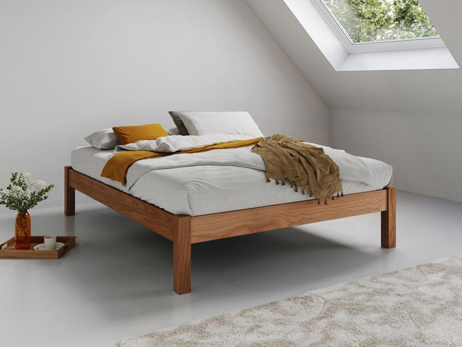 solid oak platform bed by get laid beds
