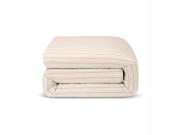 Blush Pink Slumber Stripe Cotton Duvet Cover Product View