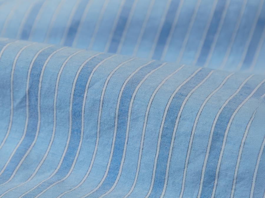 Pale Blue Favourite Shirt Cotton Fabric Detail