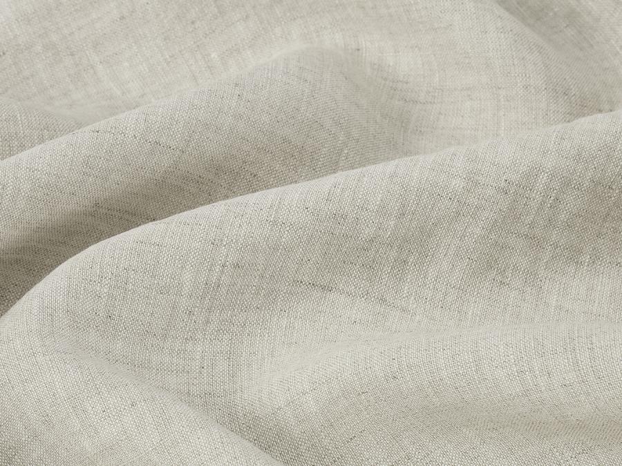 Oatmeal Linen Blend Fabric Detail