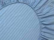 Pale Blue Favourite Shirt Cotton Fitted Sheet Product View