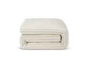 Mellow Green Slumber Stripe Cotton Duvet Cover Product View
