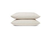 Mellow Green Slumber Stripe Cotton Pillowcases Product View