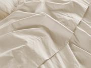 Mindful Cream Cotton Flat Sheet Detail