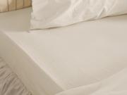 Mindful Cream Cotton Fitted Sheet Styled Bedroom Setting