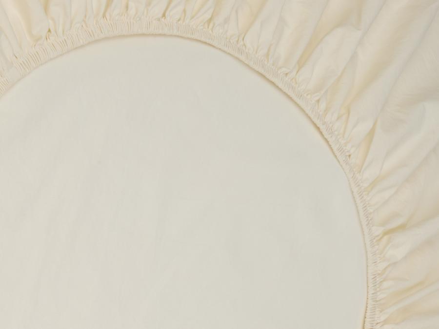Mindful Cream Cotton Fitted Sheet Product View