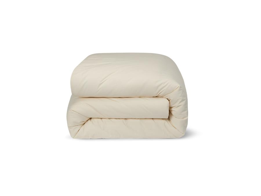 Mindful Cream Cotton Duvet Cover Product View
