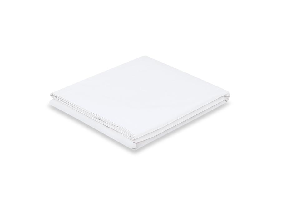 White Cotton Flat Sheet Product View