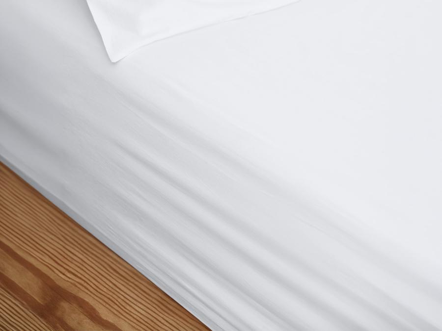 White Cotton Pillowcases Styled Bedroom Setting