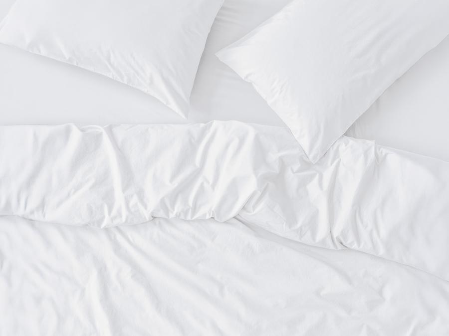White Cotton Overhead View