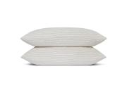 Oatmeal Stripe 100% Linen Pillowcases Product View