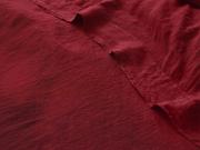 Rhubarb 100% Linen Flat Sheet Detail