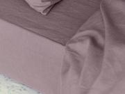 Elderberry Linen Blend Fitted Sheet Styled Bedroom Setting